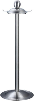 Firlar Kitchen Utensil Holder Organizer, Stainless Steel Kitchen Hooks Rack Kitchen Utensil Stand Countertop 360 Degree Rotating Utensil Holder with 6 Hooks for Kitchen Tabletop