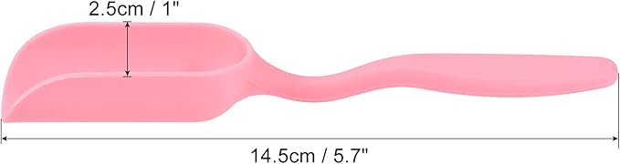 MECCANIXITY 5.7 Inch Gardening Shovel Spoons 6 Pack Mini Soil Scoops Cultivation Transplanting Tools, Pink