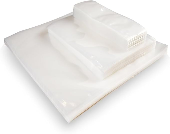 UltraSource - Chamber Machine Pouches 3 Mil Thickness, 12" x 12", Pack of 250 Vacuum Chamber Pouches, BPA-Free Pre-Cut Chamber Vacuum Sealer Bags with tear notch