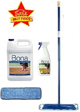 Bona Hardwood Floor Cleaner Refill, 128-Ounce wit Starter Kit