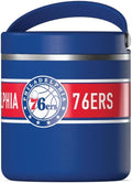 Hydrapeak x NBA Officially Licensed Philadelphia 76ers 25oz Stainless Steel Vacuum Insulated Thermos Food Jar with Handle, Wide Mouth Leak-Proof Soup Thermos for Adults, 10 Hours Hot and 16 Hours Cold