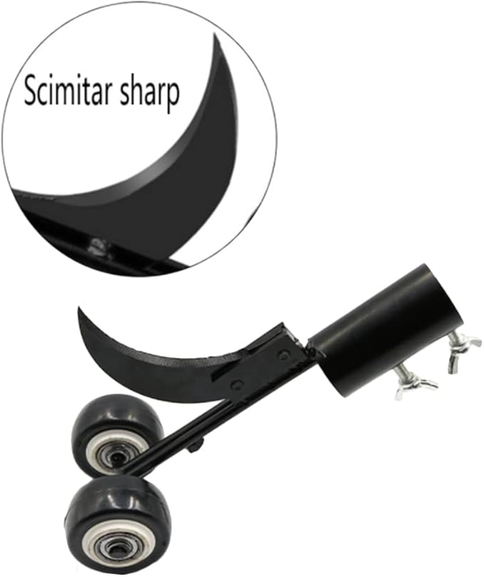 Curved Hook Weed Remover for Garden Patio Backyard Lawn Sidewalk Driveways Weeds Aluminum Alloy Manual Weeder Black
