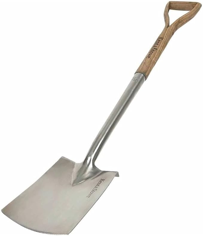 Kent & Stowe Stainless Steel Border Spade 100% FSC