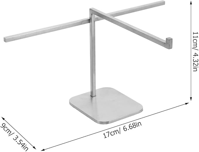Eyeglasses Display Stand: Metal Frame Glasses Display Stand - Countertop Organizer for Sunglasses and Eyewear Storage in Retail Shops