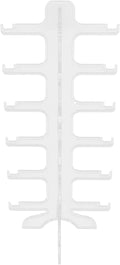 OUNONA Multi-Layer Eyeglasses Display Stand 6-Tier Plastic Sunglasses Organizer Rack Eyewear Storage Holder for Desktop Home Use