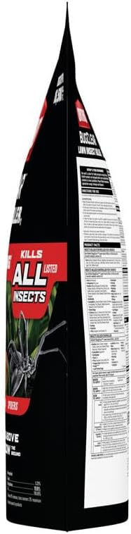 Ortho BugClear Lawn Insect Killer1, Kills Ants, Spiders, Ticks, Fleas, Armyworms and Grubs, Treats up to 16,500 sq. ft., 10 lb.