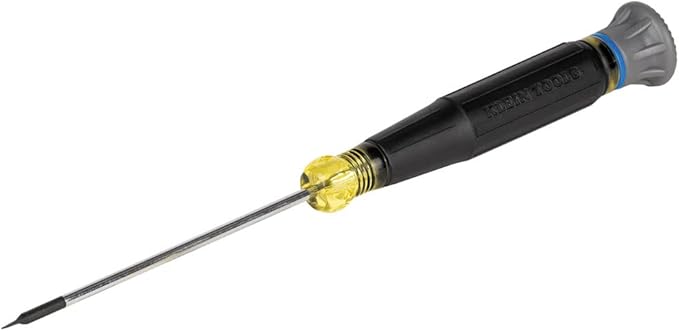 Klein Tools 85615 Mini Precision Screwdriver Set, 4-Piece Phillips and Slotted Set, Ideal for Electronics, Small Appliances, Terminal Blocks