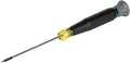 Klein Tools 6243 Mini Precision Screwdriver, 3/32-Inch Slotted, Features Cushion-Grip Handle, Rotating Cap, Color Coded Ring, 3-Inch Shank