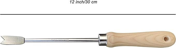 tBesme Hand Weeder Tool Stainless Steel Manual Hand Weeder Easily Removes Dandelions, Thistles, Burdock and Other Invasive Weeds