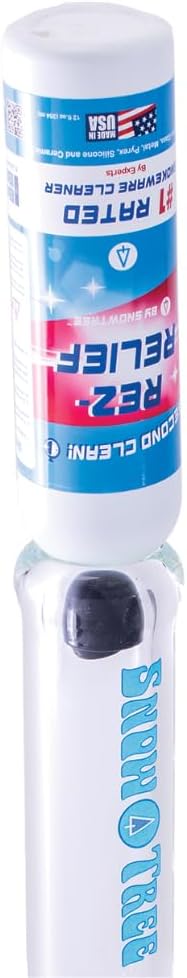 SNOWTREE - Rez Relief Glass Cleaner Solution for Glass, Ceramic, Metal & Silicone - 3 Pack 12 Fluid Oz Bottle - Refreshing Citrus Scent Glass Cleaner Liquid - Removes Stains & Smells