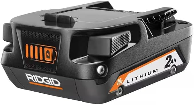 Buho Ridgid 18V Cordless Oscillating Multi-Tool Bundle with 2.0 Ah Battery, Charger, 14-Piece Blade Accessory Kit, Tool Bag & Flashlight