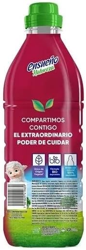 ENSUEÑO Naturaleza Fabric Softener, Mandarin Scent, Natural Extracts, 740ml, 3 Pack
