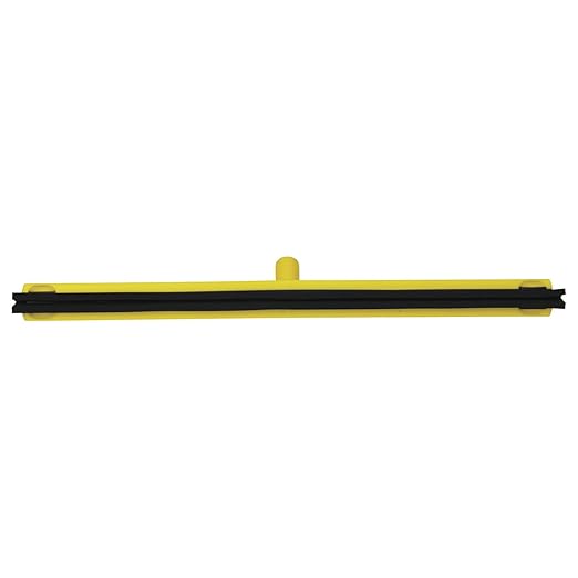 Vikan 77556 Squeegee,Fixed Head,Floor,28",PP/RB,Yellow