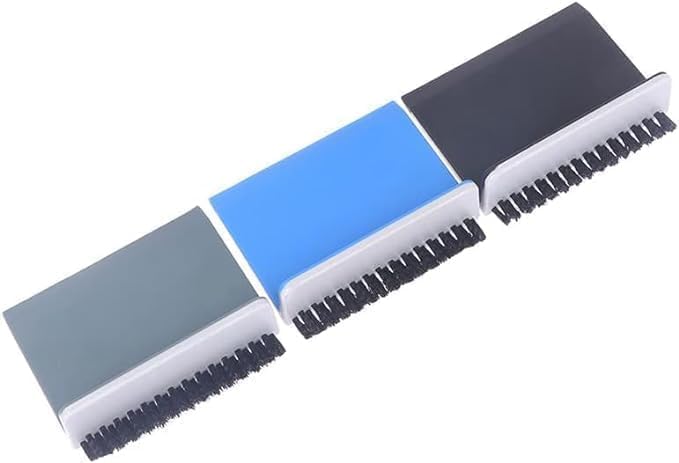 Black Kitchen Sink Squeegee and Cleaning Brush, for Countertop and Vegetable Cleaning
