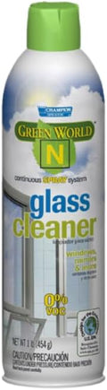 Green World Glass Cleaner. 1-14 oz. Net Can.