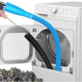 Washing Machine Dryer Vacuum Cleaner Vent Cleaning Brush kit Hose with Brush (Blue)