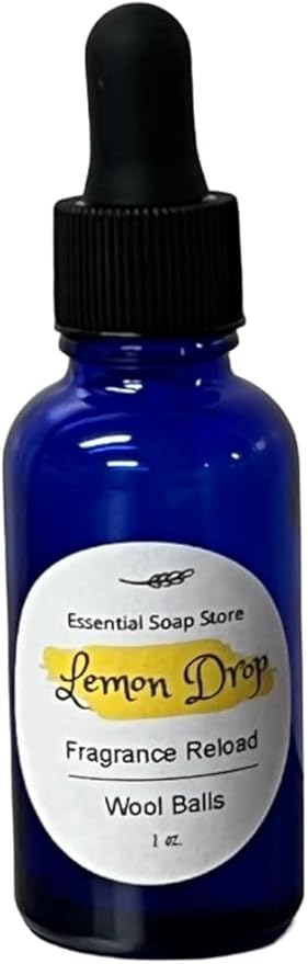 Fragrance Reload Drops for Wool Dryer Balls 1 oz. (Lemon Drop)
