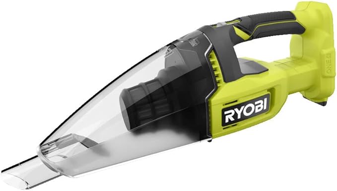 RYOBI - 18V Handheld Vacuum Cleaner with Extension Tube and Hard Floor Brush - 4.24 kPa - 0.85 m3/Min - Collector 600 ML - Comes with Crevice Tool with Retractable Brush - RHV18F-0