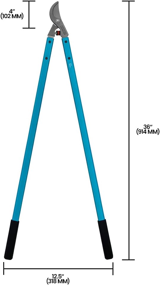 Zenport MV36 Professional Tree Lopper, Orchard and Landscape, 2-Inch Cut, Forged Head, 36-Inch Long