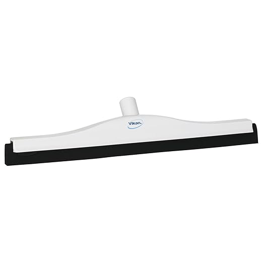 Vikan 77535 Squeegee,Fixed Head,Floor,20",PP/RB,White