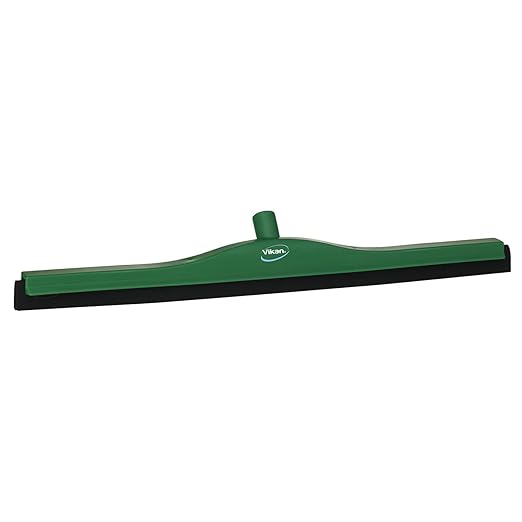 Vikan 77552 Squeegee,Fixed Head,Floor,28",PP/RB,Green