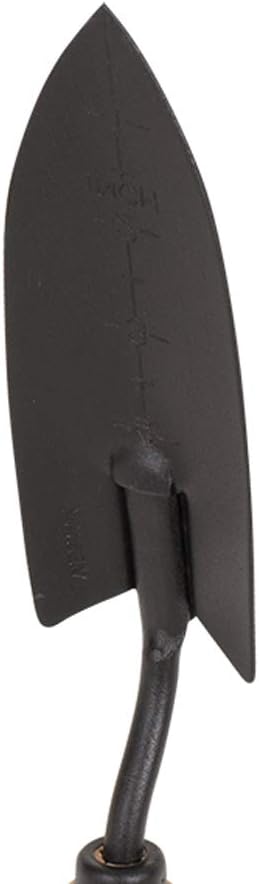 AMES 2446200 Tempered Steel Hand Transplanter with Wood Measurement Handle, 12-Inch