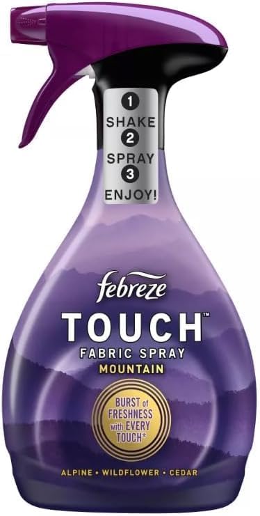 F.e.b.r.e.z.e Touch Fabric Spray and Odor Fighter - Fighting Fabric Refresher - 27 Oz - Mix and Match (Mountain)