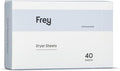 FREY Naturally Scented Dryer Sheets - Fabric Softener for Soft, Fresh & Clean Clothes (1-pack, Fragrance-free)