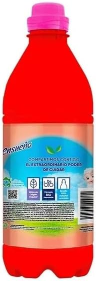 Ensueño Fabric Softener Durazno y Frutos Rojos, 740ml, 3 Pack