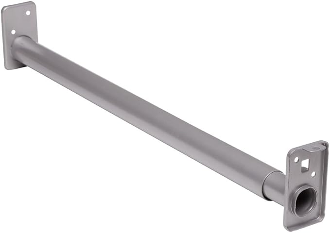 Closet-Pro by John Sterling HD RP0022-72/120 Adjustable Closet Rod, 72-Inch to 120-Inch, Platinum