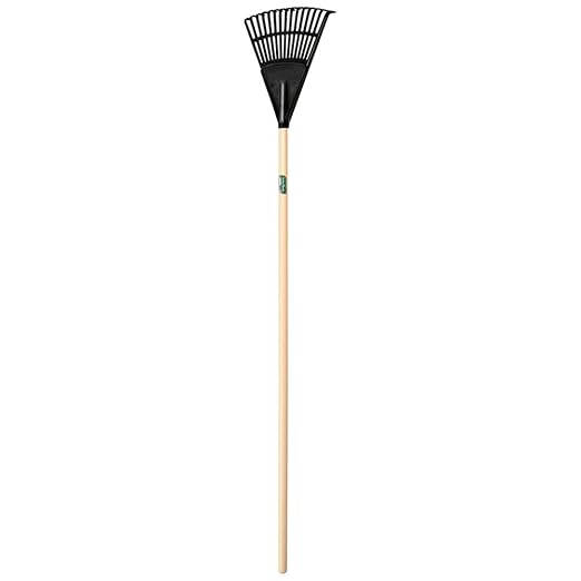 Union Tools Shrub Rake,15 Tines,Wood,8 in.W tines 64197GR - 1 Each