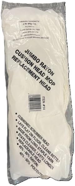 Jumbo Rayon Replacement Mop Head 2-Pack