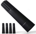 Squeegee Adapter, Changes The Threaded Tip to a Standard Friction Taper Fit, Black 4pc