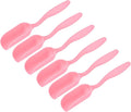 MECCANIXITY 5.7 Inch Gardening Shovel Spoons 6 Pack Mini Soil Scoops Cultivation Transplanting Tools, Pink