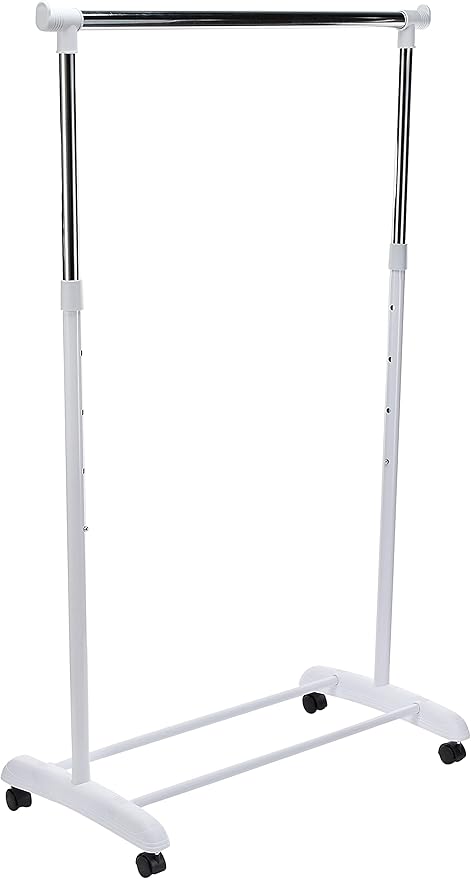 Whitmor Rolling Adjustable Garment Rack