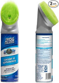 Woo-lite Carpet & Upholstery Cleaner Foam, Fabric & Rug Stain Remover for Couch and Furniture, 12 oz - 2 count