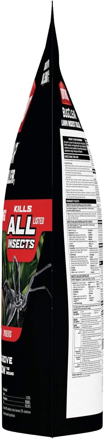 Ortho BugClear Lawn Insect Killer1: Treats up to 16,500 sq. ft., Protect Your Yard & Garden Against Ants, Spiders, Ticks, Armyworms, Fleas & Grubs, 10 lbs. (Pack of 2)