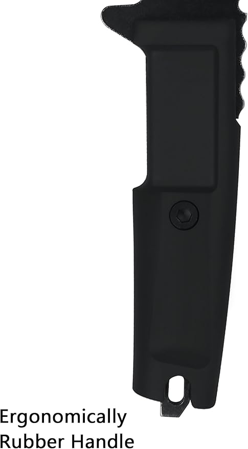 JXE JXO Hatchet, 9.8" Full Tang Camping Axe, Ergonomic Rubber Handle, with Durable Nylon Sheath for Bushcraft and Camping