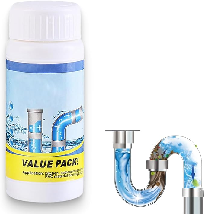 2026 Upgrade Powerful Sink Drain Cleaner, Sink and Drain Cleaner, Multi-functional Drains Cleaners Fast Foaming for Kitchen Quick Cleaning Tool, Fast Acting Clog Remover for Home Users (1)