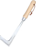 Crack Weeder, Crevice Weeding Tool with Upgrade Sharp Hook Point, L-Shaped Weed Puller Tool with Beech Wood Handle, Efficient Manual Weeder for Sidewalk, Paver, Narrow and Wall Gaps