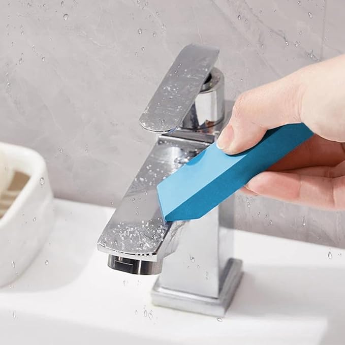 2 Pcs Stainless Steel Scratch Eraser, Stainless Steel Scratch Remover for Kitchen Bathroom Household Removing Water Stains and Rust