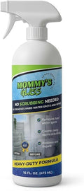 Mommy's Glass 2 in 1 Hard Water Spot Remover and Repellent Spray, Heavy-Duty Formula, No Scrubbing Needed, 16 fl oz