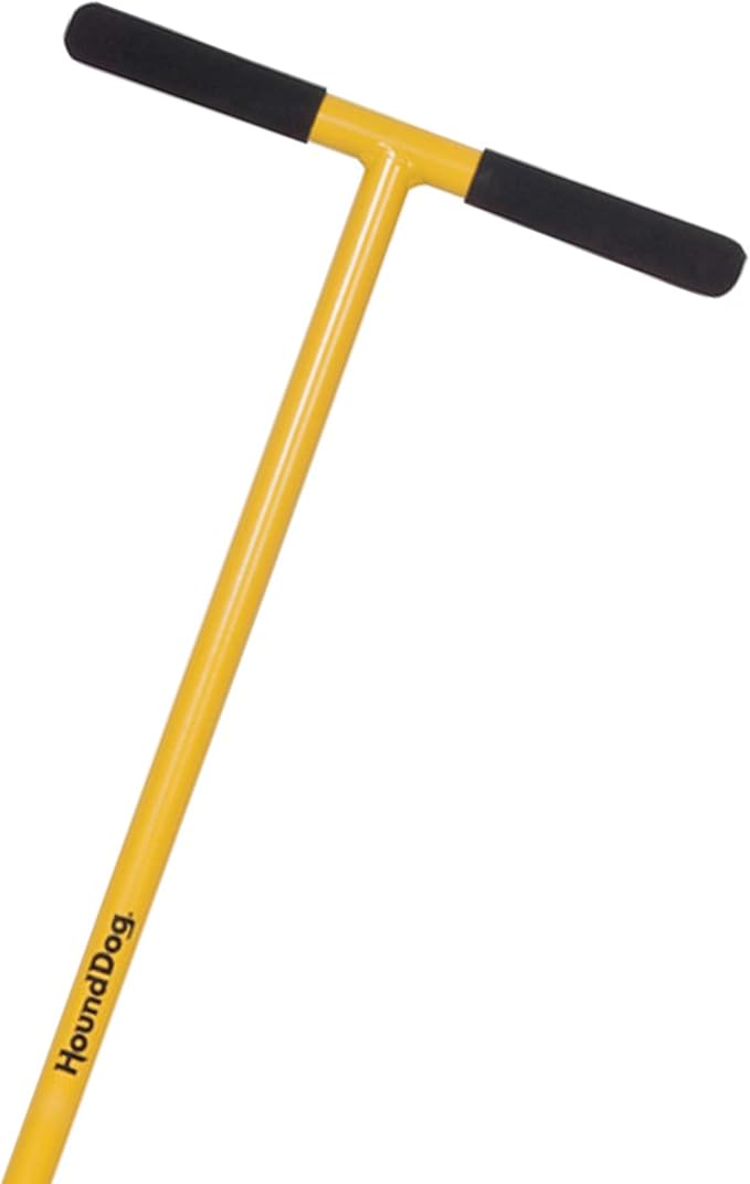 HoundDog HDP32 Border Edger with T-Grip Handle, Half Moon Arched Blade, Step