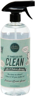 San Francisco Soap Company Smells So Clean Linen Spray | Italian Linen | 33.8 fl oz | Fresh Spray | Multi-Purpose and Dye Free