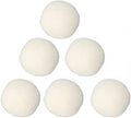 ZJchao 6 Pack Wool Dryer Balls for Laundry High Density Wool Drying Balls Reduce Static Cling Shorten Drying Time Reusable with Softener Alternative for Clothes Baby Delicates (5cm)