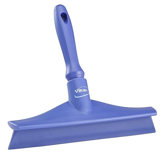 Vikan 71258 Squeegee,Ultra Hygiene,Table,10",PP/RB,PU