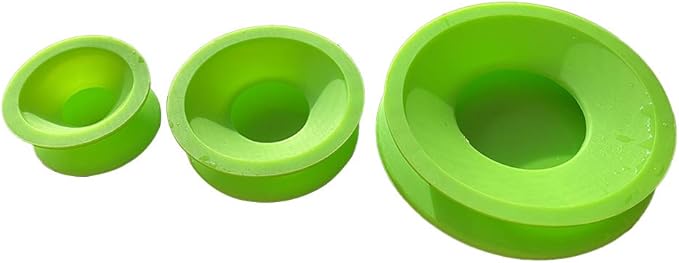 Green Piece® Glass Cleaner 2 Bottle-16 oz (Made in USA) - with Set of 3 Silicone Plugs - Excellent for Scent Proofing and Cleaning