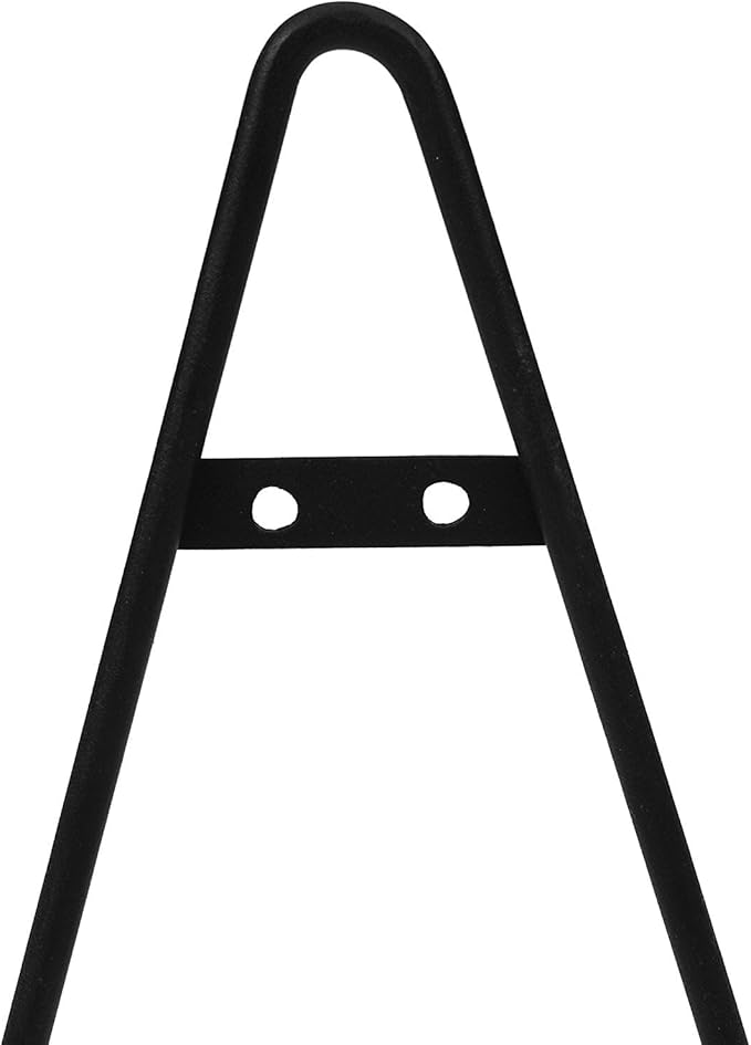 Milltown Merchants™ Metal Display Stand - Free Standing or Wall Mounted Decorative Plate Holder - Versatile Plate Hanger Stand - Black Metal Plate Stand (2 Pack, Small)