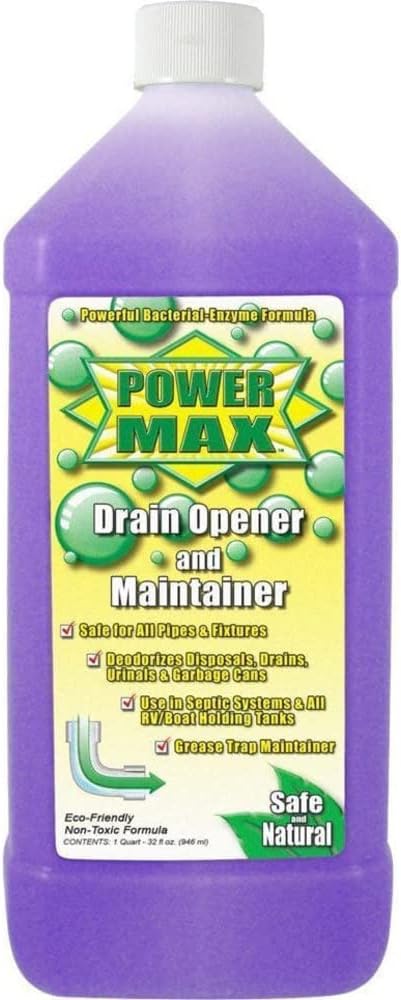 Valterra V11001 'Power Max' Drain Opener and Maintainer - 32 oz. Bottle