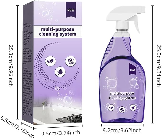 Spray Oven Cleaner, Clean Spray Cleaner for Ovens, All-Purpose Cleaners for Grill, Home, Kitchen, Bathroom, Multi-surface Cleaners with Concentrated Cleaning Tablets(30pcs)